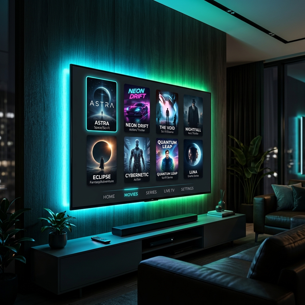 Plataforma de Streaming TVdeCASA em TV 4K